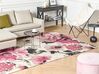 Bavlněný koberec 200 x 300 cm růžový EJAZ_854069