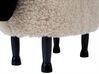 Eläinjakkara kangas säilytystila kermanvalkoinen 55 x 35 cm SHEEP_852411