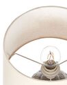 Tischlampe grau / beige 46 cm Kegelform FERREY_822905