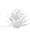Tischlampe weiß 30 cm Blumenform MUSONE_685224