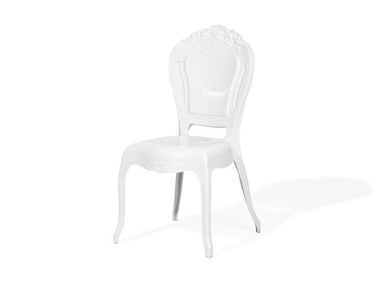 Lot de 2 chaises de salle à manger blanche Vermont | Beliani.fr