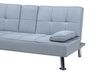 Fabric Sofa Bed Light Grey ROXEN_702008