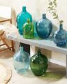 Glass Decorative Vase 39 cm Blue ROTI_823650