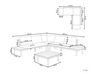 Lounge Set Akazienholz braun 5-Sitzer Auflagen grau CORATO_794164