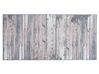 Vloerkleed polyester beige/grijs 80 x 150 cm DALLICA_755328