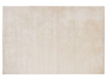 Viskózový koberec 140 x 200 cm světle béžový GESI II