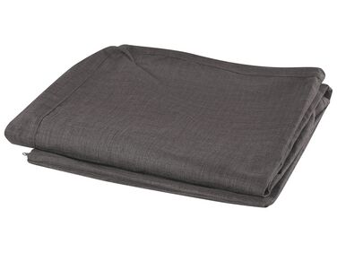 Fodera color grigio scuro per divano a 3 posti GILJA