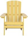 Krzesło ogrodowe żółte ADIRONDACK_728492