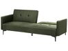 Fabric Sofa Bed Dark Green LUCAN_914760