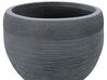 Vaso para plantas em pedra cinzenta 50 x 50 x 39 cm ZAKROS_856471