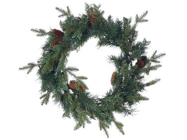 Vianočný veniec ⌀ 60 cm zelený KAMERUN