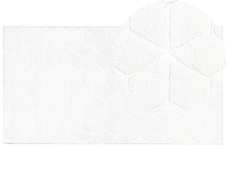 Fehér műnyúlszőrme szőnyeg 80 x 150 cm THATTA_858645