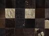 Tapis patchwork en peau 200 x 300 cm BANDIRMA_792475