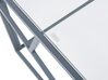 Konferenční skleněný stolek stříbrný ORLAND _767902