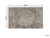 Teppich Baumwolle taupe 140 x 200 cm orientalisches Muster Kurzflor BEYKOZ_747528