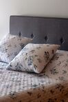 Fabric EU King Size Bed Dark Grey AMBASSADOR_861751