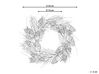 Christmas Wreath ⌀ 34 cm Green ASTURIA_832681