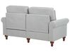 Set di 2 divani tessuto grigio 5 posti GINNERUP_894815
