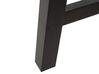 Mesa de comedor de madera de acacia clara/negro 170 x 80 cm SCANIA_705188