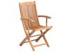 Zestaw ogrodowy drewniany stół i 8 krzeseł MAUI_681711