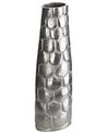 Vaso decorativo em metal prateado 47 cm SUKHOTHAI_826421