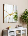 Wall Mirror 80 x 80 cm Gold COOLE_915612