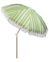 Aurinkovarjo vihreä/valkoinen ⌀ 150 cm MONDELLO_848588