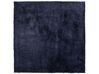 Koberec shaggy 200 x 200 cm tmavě modrý EVREN_758771