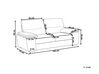 3 Seater Fabric Sofa Light Beige VOGAR_901159