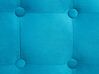 Puf welurowy ⌀ 55 cm niebieski TAMPA_689968