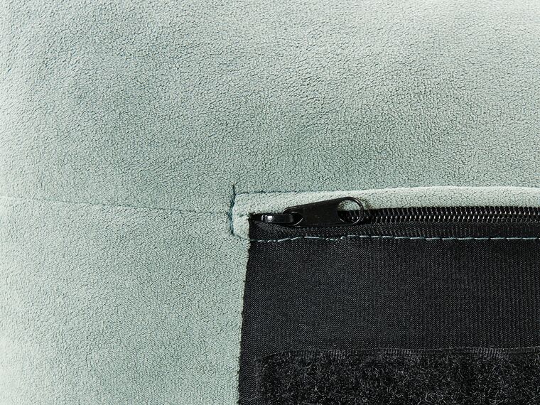 Velvet EU King Size Ottoman Bed Green BAJONNA Beliani.sk