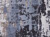 Teppich mehrfarbig 140 x 200 cm abstraktes Muster Fransen Kurzflor KONAKLI_817351