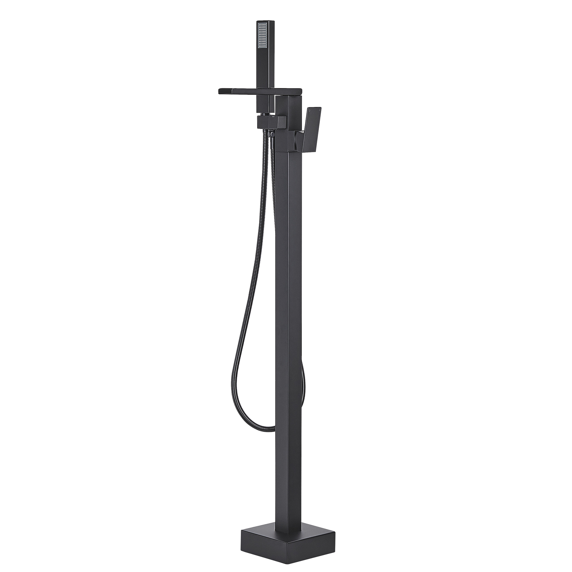 Beliani Freestanding Bathtub Faucet Boyoma Black