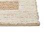Teppich Baumwolle / Jute beige 300 x 400 cm geometrisches Muster Kurzflor ZIARAT_869786