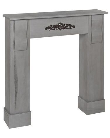 Fireplace Mantel Grey MANDRE