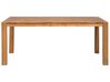 Stół do jadalni dębowy 180 x 85 cm jasne drewno NATURA_741323
