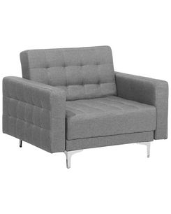 Vaaleanharmaa kangasverhoiltu nojatuoli ABERDEEN Vaaleanharmaa kangasverhoiltu nojatuoli ABERDEEN