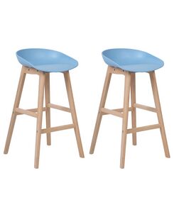 Baarituoli muovi vaaleansininen 2 kpl MICCO Baarituoli muovi vaaleansininen 2 kpl MICCO