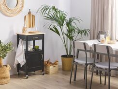 Tarjoiluvaunu musta SIENA Tarjoiluvaunu musta SIENA