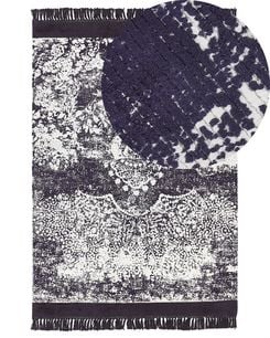 Matto viskoosi violetti/valkoinen 160 x 230 cm AKARSU Matto viskoosi violetti/valkoinen 160 x 230 cm AKARSU