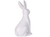 Statuetta decorativa ceramica bianco 26 cm RUCA_798623