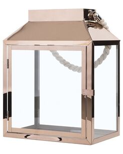 Lyhty ruostumaton teräs kupari 33 cm KASOS Lyhty ruostumaton teräs kupari 33 cm KASOS