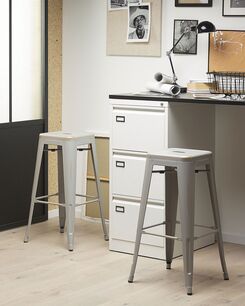 Baarijakkara metalli hopea/kulta 76 cm 2 kpl CABRILLO