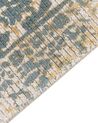 Teppich Viskose senfgelb / grün 160 x 230 cm orientalisches Muster Kurzflor BOYALI_836785