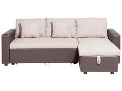 3-istuttava kulmavuodesohva kangas vasenk. beige/ruskea TAMPERE 3-istuttava kulmavuodesohva kangas vasenk. beige/ruskea TAMPERE