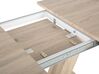Table extensible bois clair 140/180 x 90 cm LIXA_729296