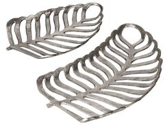 Koristetarjotin alumiini hopea 2 kpl AMNISOS Koristetarjotin alumiini hopea 2 kpl AMNISOS