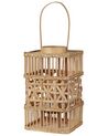 Lanterna de bambu cor natural 35 cm LUMBIS_827917