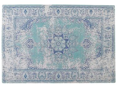 Bavlnený koberec 160 x 230 cm modrý ALMUS