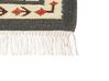 Kelim Teppich Wolle mehrfarbig 80 x 300 cm orientalisches Muster Kurzflor GHUKASAVAN_859103